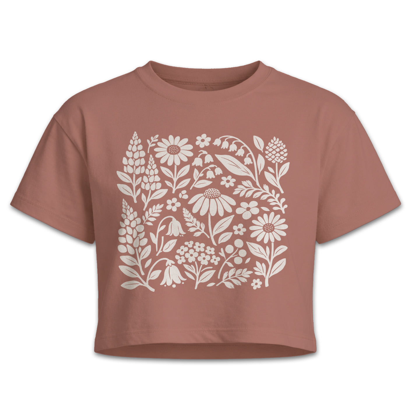 Floral Crop T-Shirt