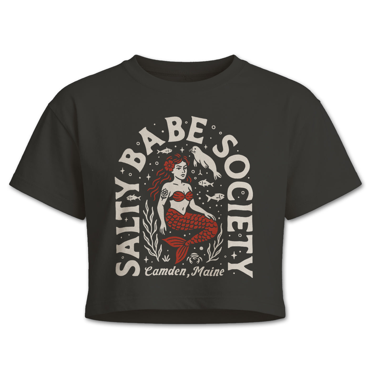 Mermaine Cropped T-Shirt