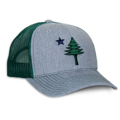 Old Maine Flag Trucker Hat