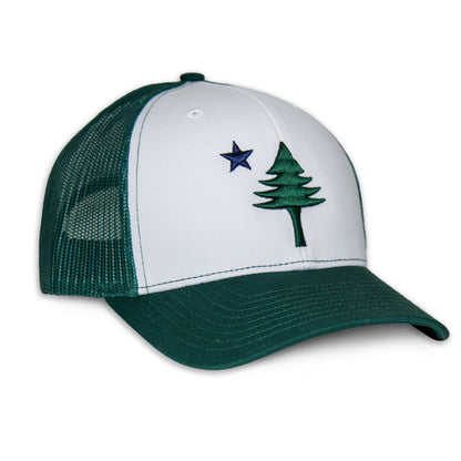 Old Maine Flag Trucker Hat