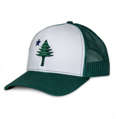 Old Maine Flag Trucker Hat