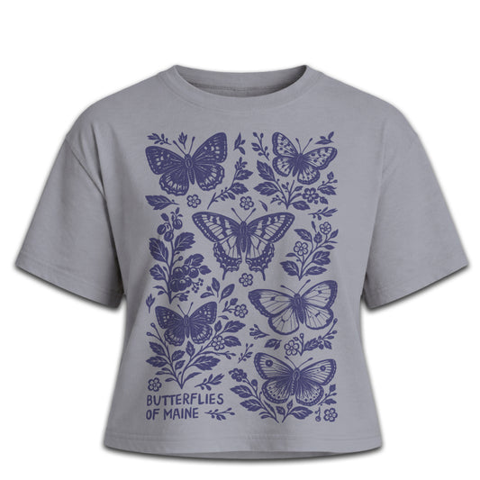 Butterfly Drop Shoulder Women's T-Shirt