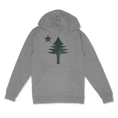 Old Maine Flag Shirt Hoodie