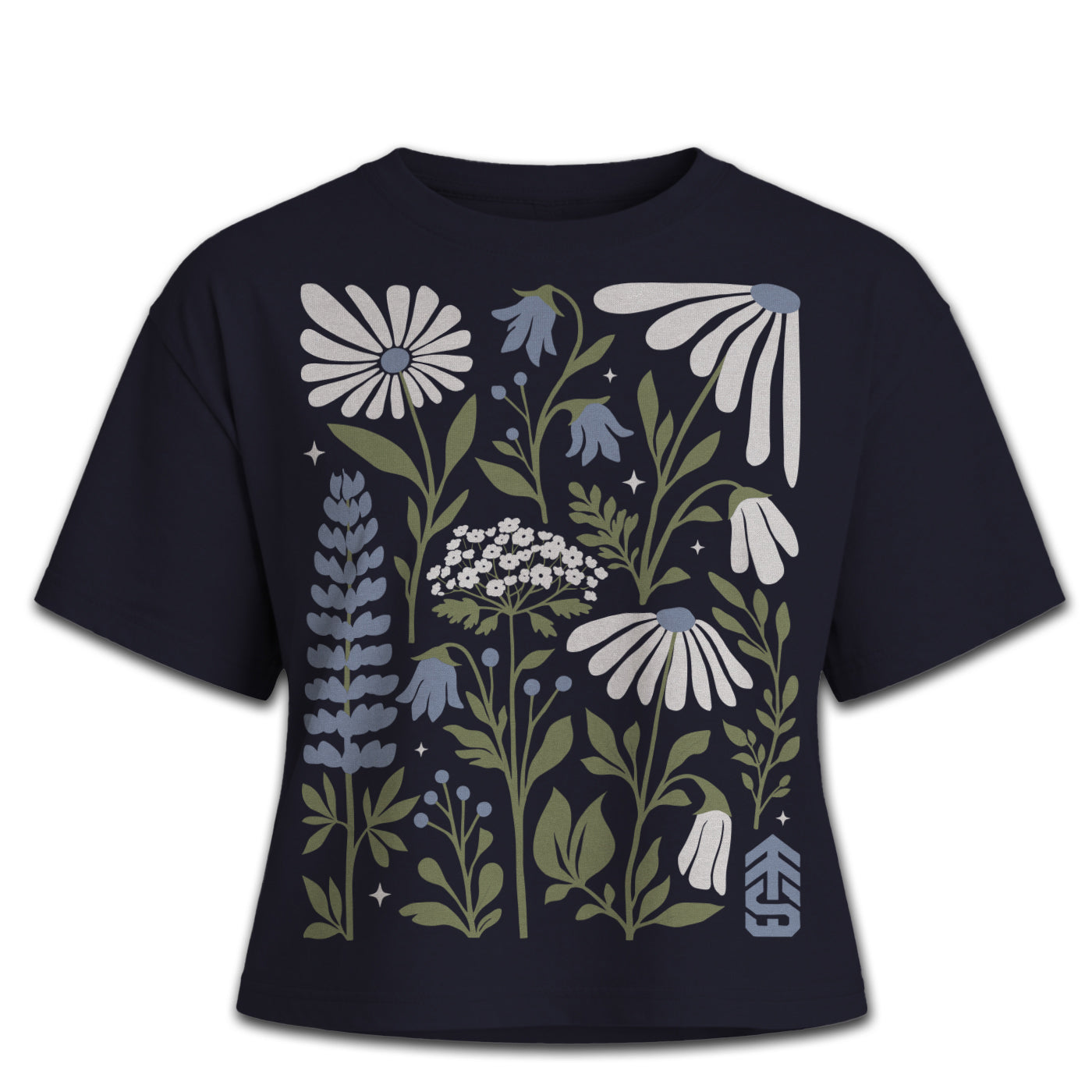 Floral Drop Shoulder Women's T-Shirt