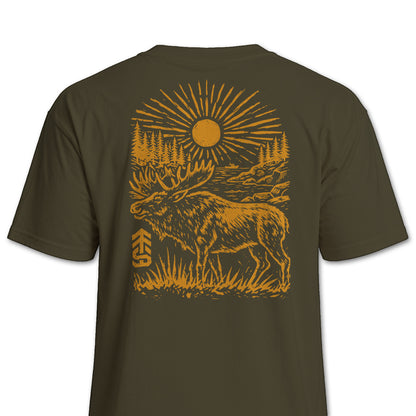 Moose Sketch T-Shirt
