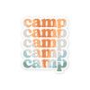 Camp Sticker