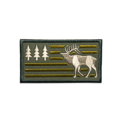 Elk Flag Patch