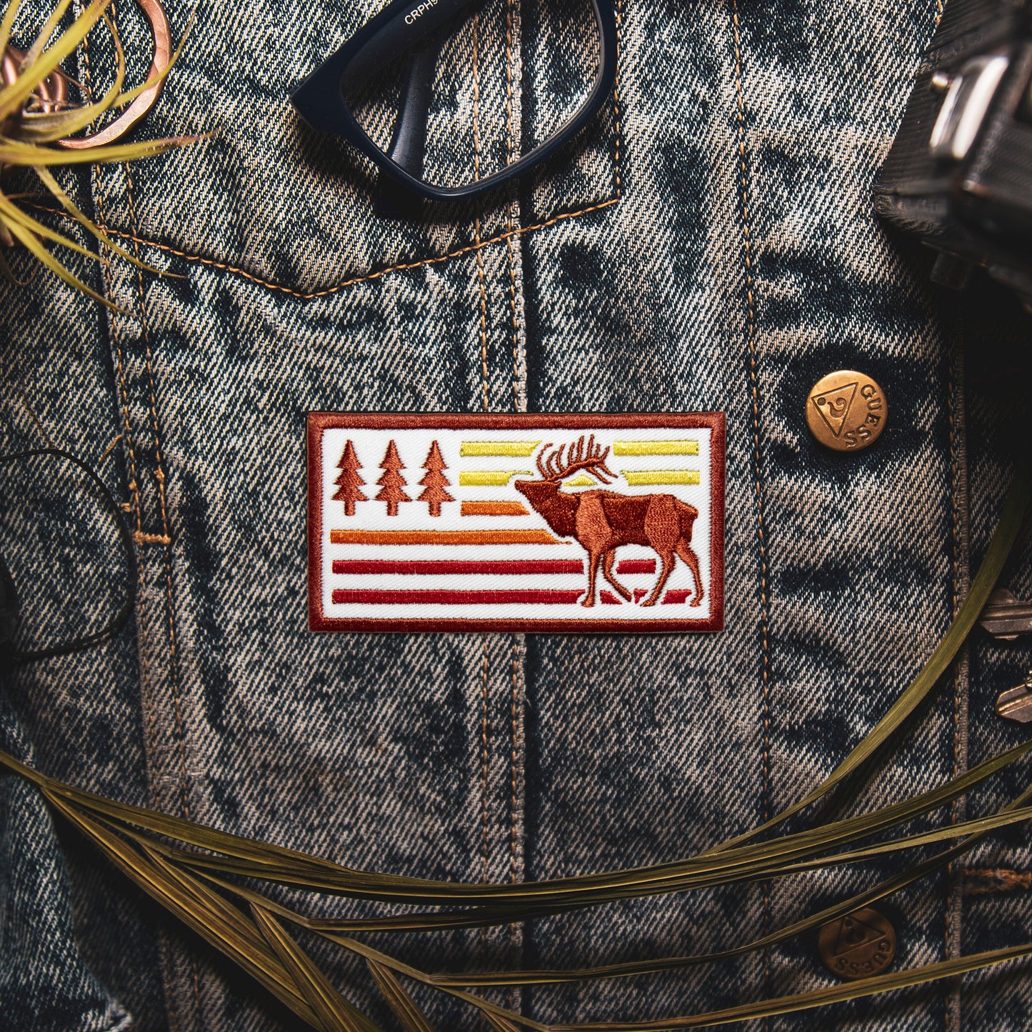 Elk Flag Patch