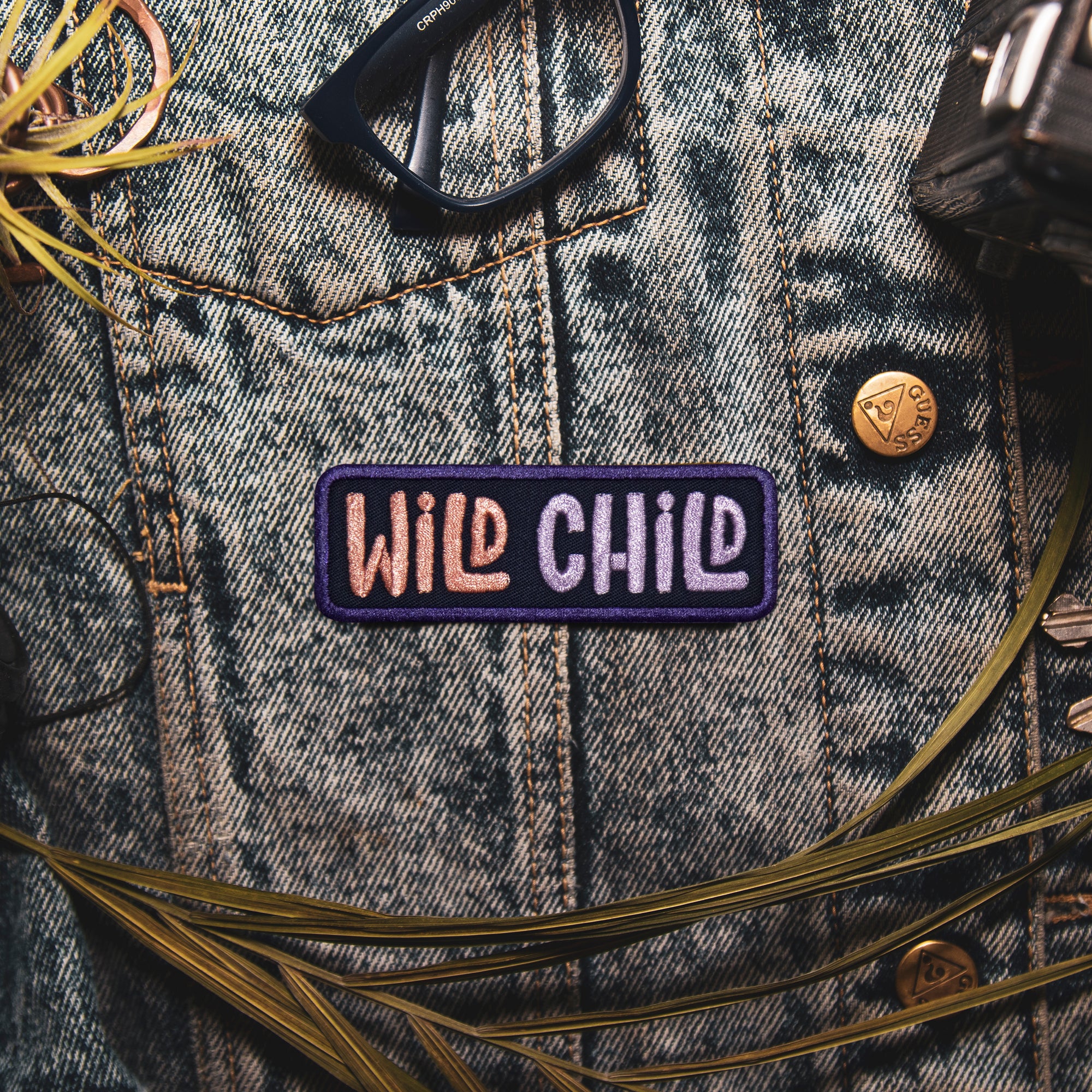 Wild Child Patches Sew on Patches for Jackets Hats and Bags 